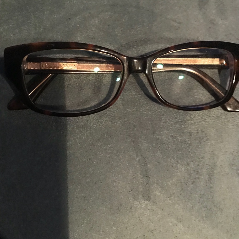 Tortoise shell dior eyeglasses